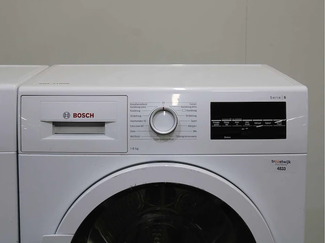Bosch serie|6 varioperfect ecosilence drive wasmachine & bosch serie|6 wasdroger - afbeelding 5 van  7