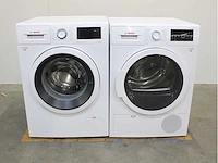 Bosch serie|6 varioperfect ecosilence drive wasmachine & bosch serie|6 wasdroger - afbeelding 1 van  8