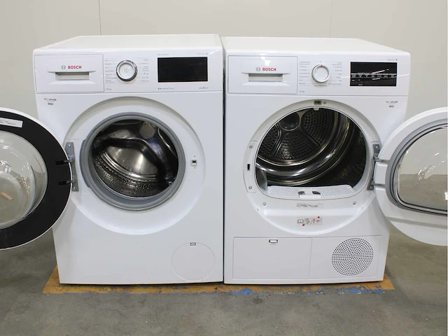Bosch serie|6 varioperfect ecosilence drive wasmachine & bosch serie|6 wasdroger - afbeelding 2 van  8