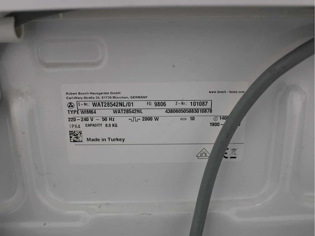Bosch serie|6 varioperfect ecosilence drive wasmachine & bosch serie|6 wasdroger - afbeelding 5 van  8