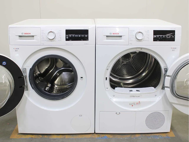Bosch serie|6 varioperfect ecosilence drive wasmachine & bosch serie|6 wasdroger - afbeelding 2 van  8