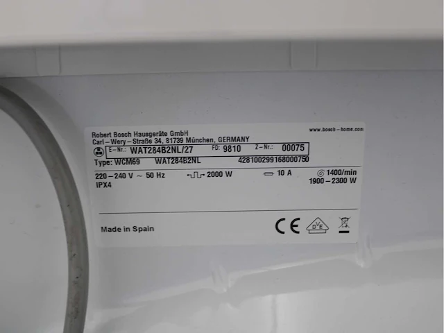 Bosch serie|6 varioperfect ecosilence drive wasmachine & bosch serie|6 wasdroger - afbeelding 5 van  8