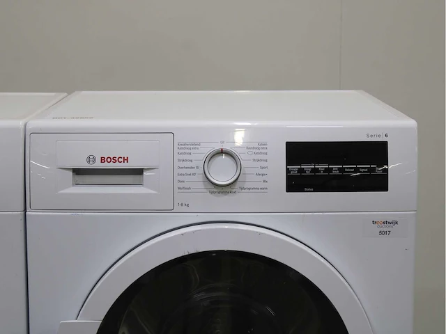 Bosch serie|6 varioperfect ecosilence drive wasmachine & bosch serie|6 wasdroger - afbeelding 6 van  8