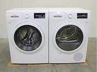 Bosch serie|6 varioperfect ecosilence drive wasmachine & bosch serie|6 wasdroger - afbeelding 1 van  8