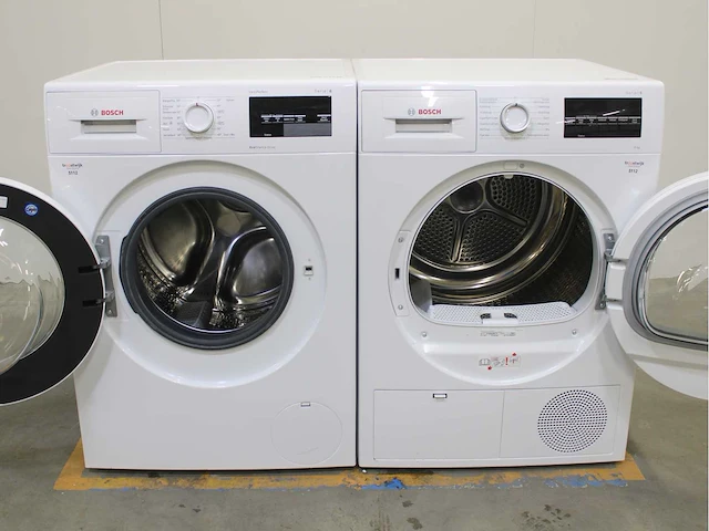 Bosch serie|6 varioperfect ecosilence drive wasmachine & bosch serie|6 wasdroger - afbeelding 2 van  8