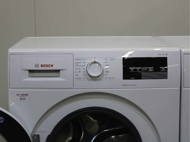 Bosch serie|6 varioperfect ecosilence drive wasmachine & bosch serie|6 wasdroger - afbeelding 3 van  8