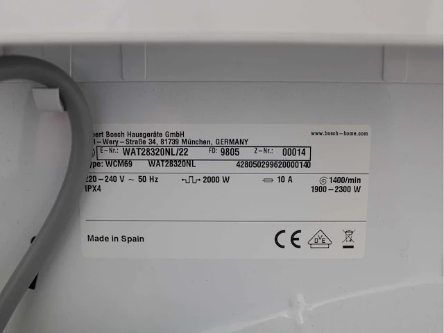 Bosch serie|6 varioperfect ecosilence drive wasmachine & bosch serie|6 wasdroger - afbeelding 5 van  8
