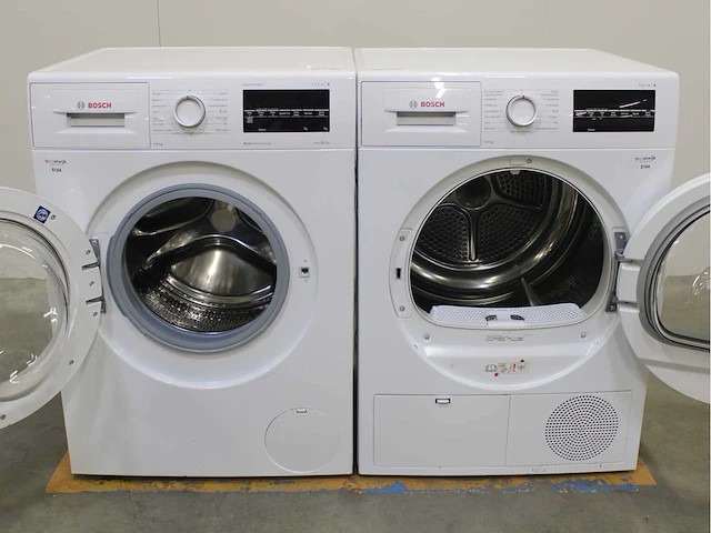 Bosch serie|6 varioperfect ecosilence drive wasmachine & bosch serie|6 wasdroger - afbeelding 2 van  8