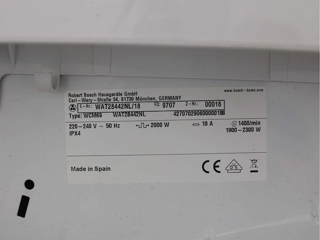 Bosch serie|6 varioperfect ecosilence drive wasmachine & bosch serie|6 wasdroger - afbeelding 5 van  8