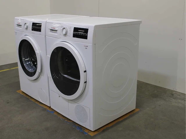 Bosch serie|6 varioperfect ecosilence drive wasmachine & bosch serie|6 wasdroger - afbeelding 7 van  8