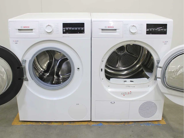 Bosch serie|6 varioperfect ecosilence drive wasmachine & bosch serie|6 wasdroger - afbeelding 2 van  8