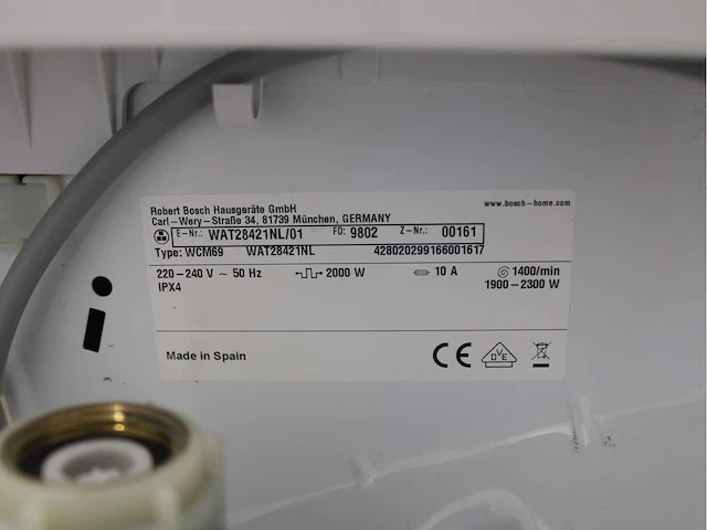 Bosch serie|6 varioperfect ecosilence drive wasmachine & bosch serie|6 wasdroger - afbeelding 5 van  8