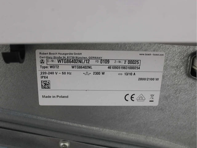 Bosch serie|6 varioperfect ecosilence drive wasmachine & bosch serie|6 wasdroger - afbeelding 8 van  8