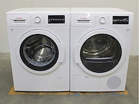 Bosch serie|6 varioperfect ecosilence drive wasmachine & bosch serie|6 wasdroger - afbeelding 1 van  8