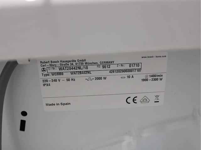 Bosch serie|6 varioperfect ecosilence drive wasmachine & bosch serie|6 wasdroger - afbeelding 5 van  8