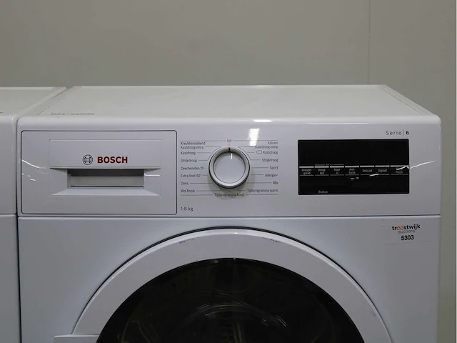 Bosch serie|6 varioperfect ecosilence drive wasmachine & bosch serie|6 wasdroger - afbeelding 6 van  8