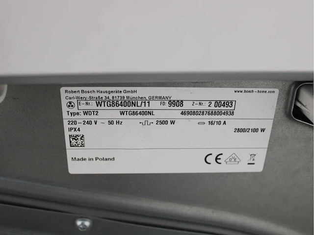 Bosch serie|6 varioperfect ecosilence drive wasmachine & bosch serie|6 wasdroger - afbeelding 8 van  8