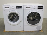 Bosch serie|6 varioperfect ecosilence drive wasmachine & bosch serie|6 wasdroger - afbeelding 1 van  8