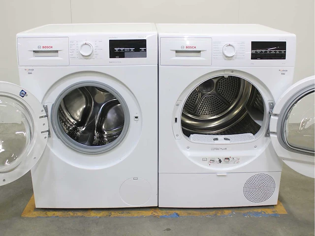 Bosch serie|6 varioperfect ecosilence drive wasmachine & bosch serie|6 wasdroger - afbeelding 2 van  8