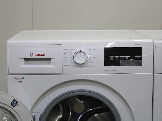 Bosch serie|6 varioperfect ecosilence drive wasmachine & bosch serie|6 wasdroger - afbeelding 3 van  8