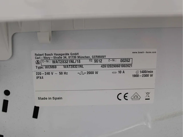 Bosch serie|6 varioperfect ecosilence drive wasmachine & bosch serie|6 wasdroger - afbeelding 5 van  8