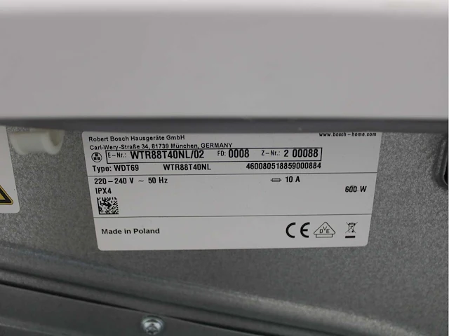 Bosch serie|6 varioperfect ecosilence drive wasmachine & bosch serie|6 wasdroger - afbeelding 8 van  8
