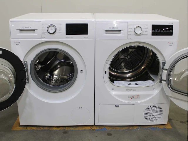 Bosch serie|6 varioperfect ecosilence drive wasmachine & bosch serie|6 wasdroger - afbeelding 2 van  8
