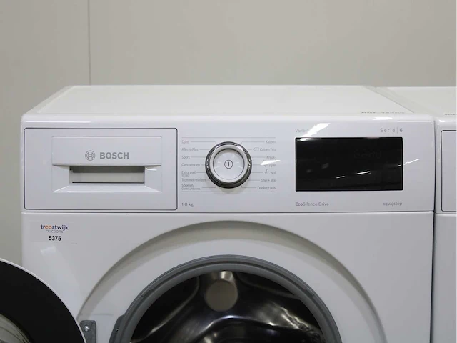 Bosch serie|6 varioperfect ecosilence drive wasmachine & bosch serie|6 wasdroger - afbeelding 3 van  8
