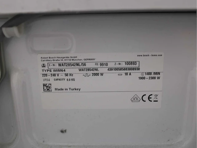 Bosch serie|6 varioperfect ecosilence drive wasmachine & bosch serie|6 wasdroger - afbeelding 5 van  8