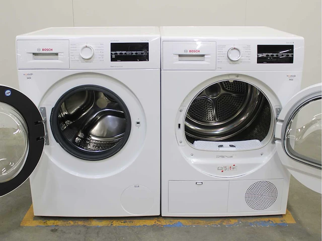 Bosch serie|6 varioperfect ecosilence drive wasmachine & bosch serie|6 wasdroger - afbeelding 2 van  8