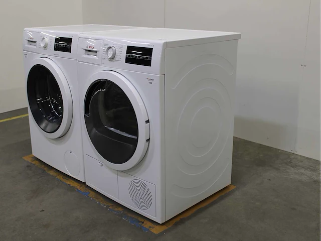 Bosch serie|6 varioperfect ecosilence drive wasmachine & bosch serie|6 wasdroger - afbeelding 7 van  8