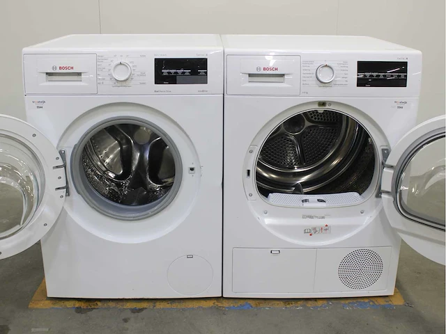 Bosch serie|6 varioperfect ecosilence drive wasmachine & bosch serie|6 wasdroger - afbeelding 2 van  8