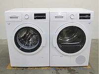Bosch serie|6 varioperfect ecosilence drive wasmachine & bosch serie|6 wasdroger - afbeelding 1 van  8