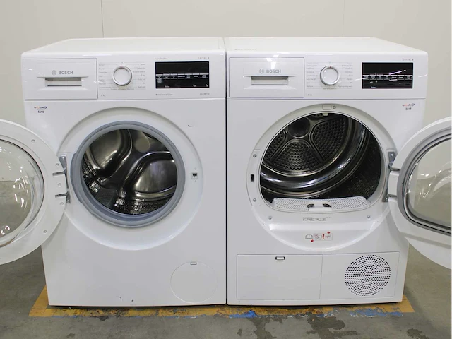 Bosch serie|6 varioperfect ecosilence drive wasmachine & bosch serie|6 wasdroger - afbeelding 2 van  8