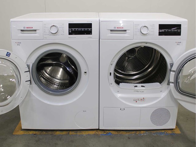 Bosch serie|6 varioperfect ecosilence drive wasmachine & bosch serie|6 wasdroger - afbeelding 2 van  8