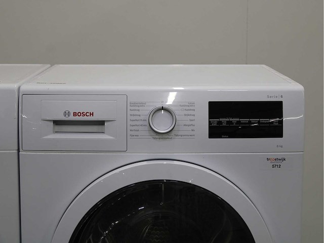 Bosch serie|6 varioperfect ecosilence drive wasmachine & bosch serie|6 wasdroger - afbeelding 6 van  8
