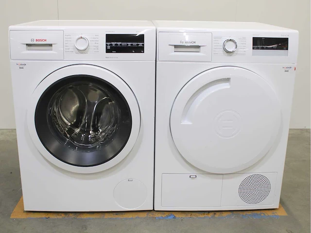 Bosch serie|6 varioperfect ecosilence drive wasmachines & bosch serie|4 exclusiv wasdrogers - afbeelding 1 van  8