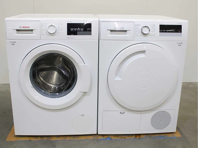 Bosch serie|6 varioperfect ecosilence drive wasmachines & bosch serie|4 exclusiv wasdrogers - afbeelding 1 van  7