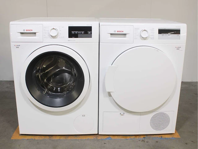 Bosch serie|6 varioperfect ecosilence drive wasmachines & bosch serie|4 wasdrogers - afbeelding 1 van  8