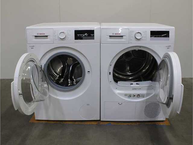 Bosch serie|6 varioperfect ecosilence drive wasmachines & bosch serie|4 wasdrogers - afbeelding 2 van  8
