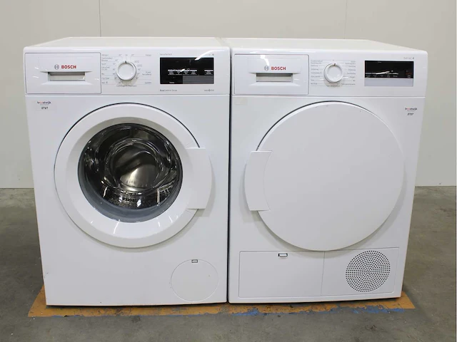 Bosch serie|6 varioperfect ecosilence drive wasmachines & bosch serie|4 wasdrogers - afbeelding 1 van  8