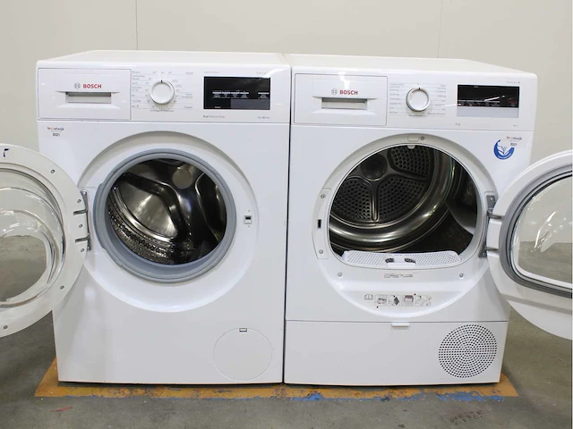 Bosch serie|6 varioperfect ecosilence drive wasmachines & bosch serie|4 wasdrogers - afbeelding 1 van  8