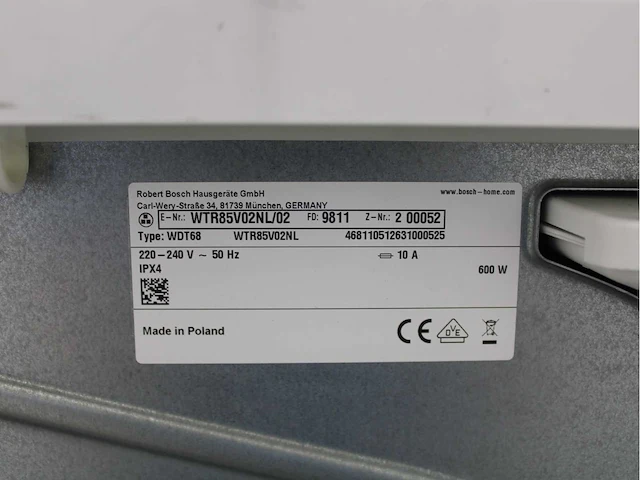 Bosch serie|6 varioperfect ecosilence drive wasmachines & bosch serie|4 wasdrogers - afbeelding 8 van  8