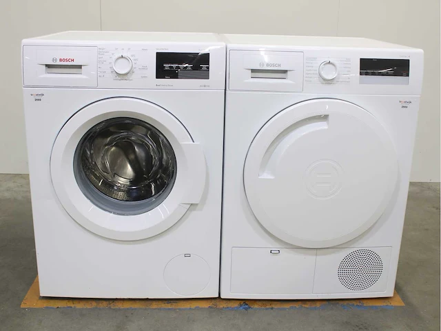 Bosch serie|6 varioperfect ecosilence drive wasmachines & bosch serie|4 wasdrogers - afbeelding 1 van  8