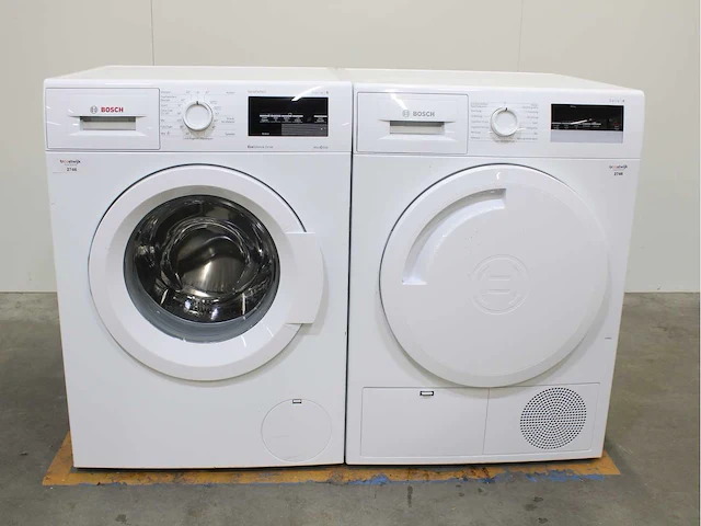 Bosch serie|6 varioperfect ecosilence drive wasmachines & bosch serie|4 wasdrogers - afbeelding 1 van  8