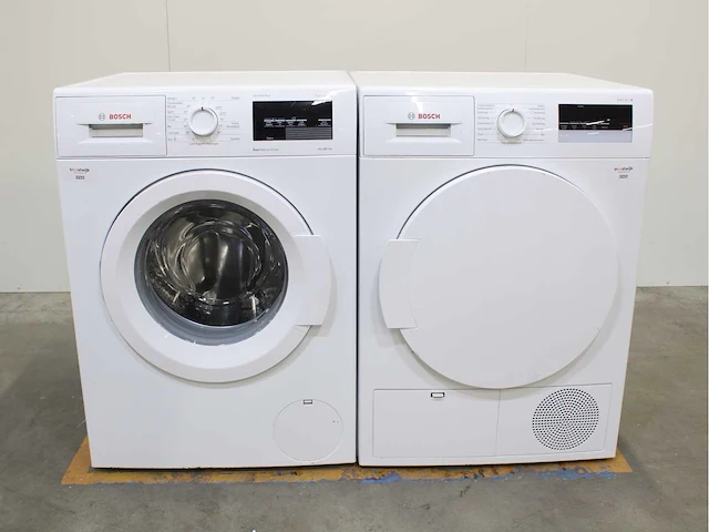 Bosch serie|6 varioperfect ecosilence drive wasmachines & bosch serie|4 wasdrogers - afbeelding 1 van  8