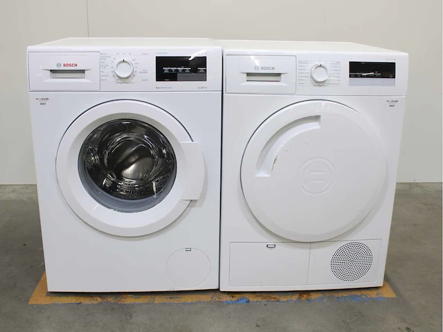 Bosch serie|6 varioperfect ecosilence drive wasmachines & bosch serie|4 wasdrogers - afbeelding 1 van  8