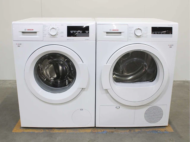 Bosch serie|6 varioperfect ecosilence drive wasmachines & bosch serie|4 wasdrogers - afbeelding 1 van  8