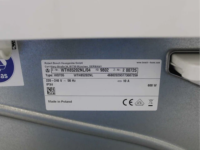 Bosch serie|6 varioperfect ecosilence drive wasmachines & bosch serie|4 wasdrogers - afbeelding 8 van  8