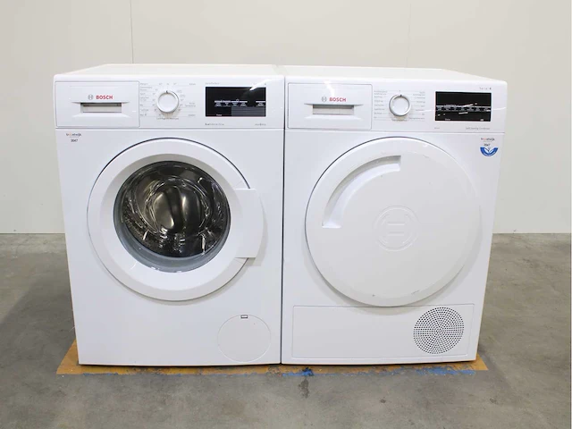 Bosch serie|6 varioperfect ecosilence drive wasmachines & bosch serie|6 selfcleaning condenser a+++ wasdrogers - afbeelding 1 van  8